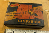 Vtg Rubgum Lampshade Dry Cleaning Puff Antique Lamp Orig Box Tiffany Collector!