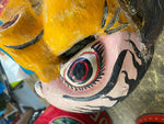 Antique Wood Noh masks traditional theater mask Play Samuri WArrior Ninja!