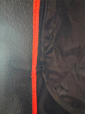 UNIK ULTRA UNISEX SIZE LARGE LEATHER MOTORCYCLE JACKET VENTED ZIPOUT LINER