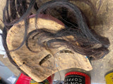 Antique Wood Noh masks traditional theater mask Play Samuri WArrior Ninja!