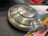 Vtg Hubcap ford V8 1930's Auto Truck Wheel Baby Moon 6" Service Gas station cave