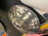Vtg Hubcap ford V8 1930's Auto Truck Wheel Baby Moon 6" Service Gas station cave
