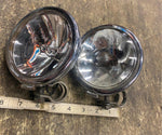 Vtg spotlights Acc Harley Knucklehead Panhead Beck Buco firefly Flathead UL WL