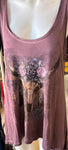 LETHAL ANGEL LADIES SIZE MEDIUM TANK TOP PURPLE