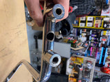 18" Ape Hangers Harley Chopper 1" Weld on risers Custom Handlebars Softail Sport