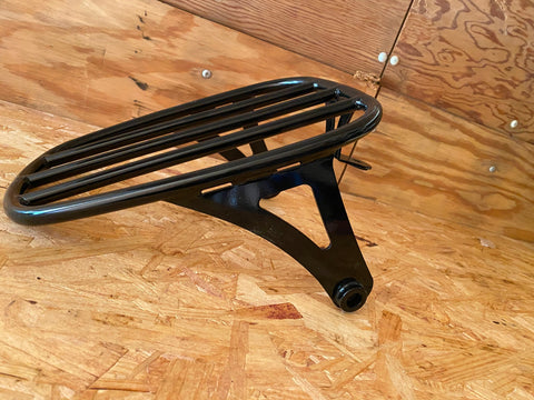OEM Solo Luggage Rack Harley Slim Softail Black FLS Heritage Fatboy Deluxe Facto
