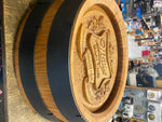 Vtg Miller High Life Beer Barrel Keg Bar Sign 6” x 15” Display Man Cave Tavern!