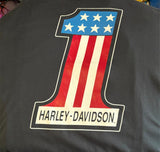 OEM HARLEY DAVIDSON LADIES SIZE 2W TANK TOP BLACK #1 logo USA" BIKER CHICK