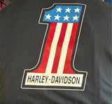 OEM HARLEY DAVIDSON LADIES SIZE MED TANK TOP BLACK #1 logo USA" BIKER CHICK