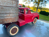 Vtg 1960s Made USA All State Highway Jet Fast Freight Semi Toy Pressed Steel