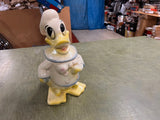 Vintage 1940s Made In USA Ceramic Walt Disney Donald Duck Cookie Jar