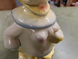 Vintage 1940s Made In USA Ceramic Walt Disney Donald Duck Cookie Jar