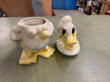 Vintage 1940s Made In USA Ceramic Walt Disney Donald Duck Cookie Jar