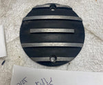 Ribbed Timer Cover Harley Shovelhead Evo Softail FXR Touring Black Ironhead FLH
