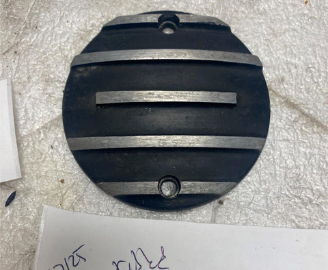 Ribbed Timer Cover Harley Shovelhead Evo Softail FXR Touring Black Ironhead FLH
