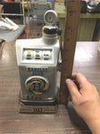 Vtg Empty 1968 Jim Beam Harold's Club Reno Slot Machine Decanter Original Box