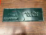 VTG 1950s COTT Ginger Ale Tin Advertising Sign Bottle Soda Pop Embossed Beveridg