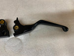Black Brake Clutch Lever Set Harley Sportster 883 1200 Iron Forty Eight 2014^