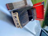 RARE Vtg Marx Hydraulic Tin Toy Dump truck 1950s Metal 12" Blue Red