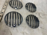 Chrome Turn signal Lens Covers Trim Harley Touring FLH Heritage Softail Grill