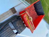 RARE Vtg Marx Hydraulic Tin Toy Dump truck 1950s Metal 12" Blue Red