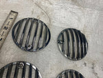 Chrome Turn signal Lens Covers Trim Harley Touring FLH Heritage Softail Grill
