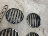 Chrome Turn signal Lens Covers Trim Harley Touring FLH Heritage Softail Grill