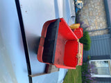 RARE Vtg Marx Hydraulic Tin Toy Dump truck 1950s Metal 12" Blue Red