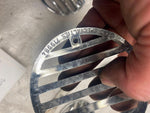 Chrome Turn signal Lens Covers Trim Harley Touring FLH Heritage Softail Grill