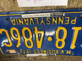 Vtg 1972 MV Motor Vehicle Dealer License Plate Tag Pa Pennsylvania Auto Truck!