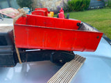 RARE Vtg Marx Hydraulic Tin Toy Dump truck 1950s Metal 12" Blue Red