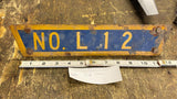 Vtg 60's Dealer Inspection Sign License Plate Tag Pa Pennsylvania Auto Truck!