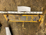 Vtg 60's Dealer Inspection Sign License Plate Tag Pa Pennsylvania Auto Truck!