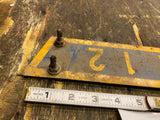 Vtg 60's Dealer Inspection Sign License Plate Tag Pa Pennsylvania Auto Truck!