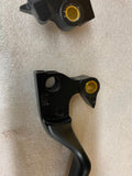 Black Brake Clutch Lever Set Harley Sportster 883 1200 Iron Forty Eight 2004-13