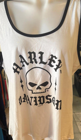 HARLEY DAVIDSON LADIES SIZE 3X SKULL PRINT THUNDER HARLEY DAVIDSON SHARON PA