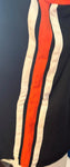 HARLEY DAVIDSON LADIES SIZE 2W TANK TOP BLACK WITH ORANGE WHITE STRIPED SIDE