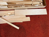 Vintage Carl Goldberg Eagle 63 RC Balsa Wood  Model Airplane Kit