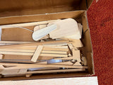 Vintage Carl Goldberg Eagle 63 RC Balsa Wood  Model Airplane Kit