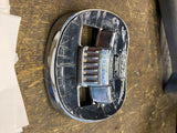 OEM HARLEY BRAKE TAILLIGHT HOUSING BASE PLATE CHROME TOURING SOFTAIL DYNA SPORTS