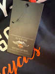 HARLEY DAVIDSON LADIES SIZE 2W TANK TOP BLACK WITH ORANGE WHITE STRIPED SIDE