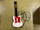 Sony PlayStation 2 PS2 Guitar Hero Red Octane SG Control White Untested No Strap