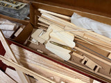 Vintage Carl Goldberg Eagle 63 RC Balsa Wood  Model Airplane Kit