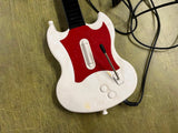 Sony PlayStation 2 PS2 Guitar Hero Red Octane SG Control White Untested No Strap