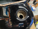 Vivid Black Road King Gas Fuel Tank 2004-2007 FLHR Harley Davidson VERY NICE!