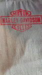 HARLEY DAVIDSON LADIES SIZE MEDIUM TANK TOP BLUE WITH RED PRINT