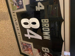 Certified Antonio Brown Signed Framed #84 Raiders Jersey Football Collectible!