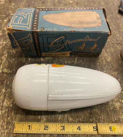 NOS Vtg EA Labs Streamlined Electric Bicycle Horn Schwinn elgin Cruiser Balloon