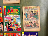 Vintage 1970s Lot Of 7 Archie Series Comic Books Reggie And Me Sabrina Witch