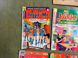 Vintage 1970s Lot Of 7 Archie Series Comic Books Reggie And Me Sabrina Witch